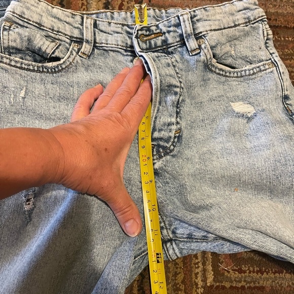Set Of 3 Old Navy H&M Jeans Pants Shorts Blue Denim Size 4 - Picture 9 of 14